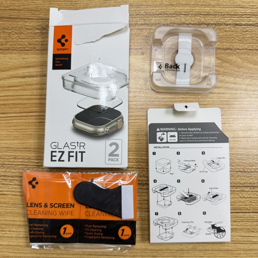 Spigen Apple Watch‎ Ultra (49mm) Screen Protector [EZFIT GLAStR] AGL05556